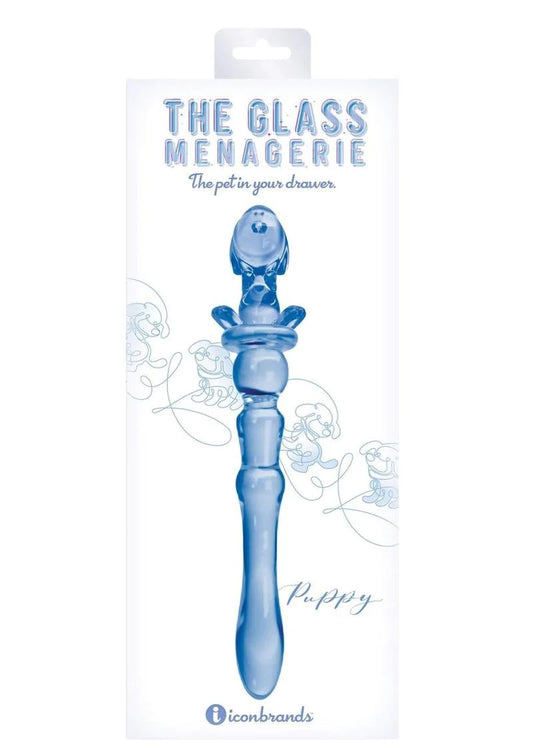Glass Menagerie - Puppy Dildo - Blue IC1105