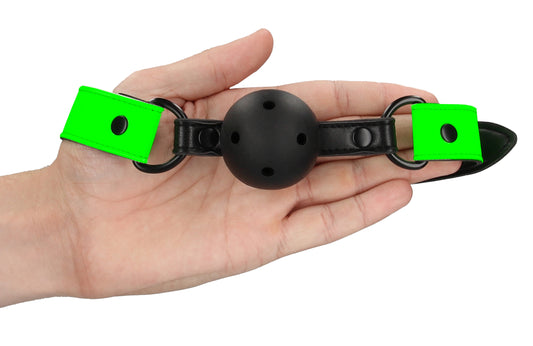 Breathable Ball Gag - Glow in the Dark OU-OU758GLO