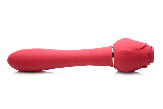 Bloomgasm - Sweet Heart Rose 5x Suction Rose and 10x Vibrator - Pink INM-AG827