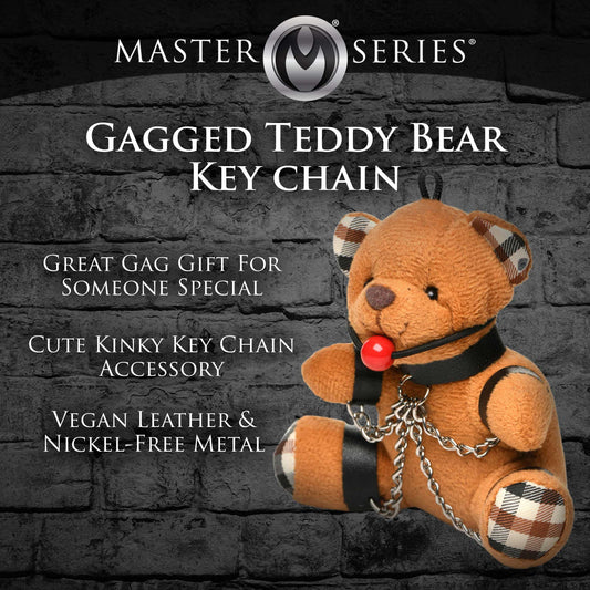 Gagged Teddy Bear Keychain MS-AH118