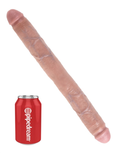 King Cock 16 Inch Thick Double Dildo - Flesh PD5518-21