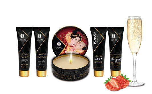 Geisha's Secrets Gift Set - Sparkling Strawberry Wine SHU8208