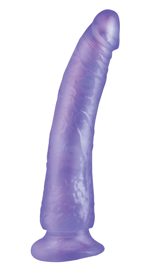 Basix Rubber Works - Slim 7 Inch With Suction Cup - Purple PD4223-12