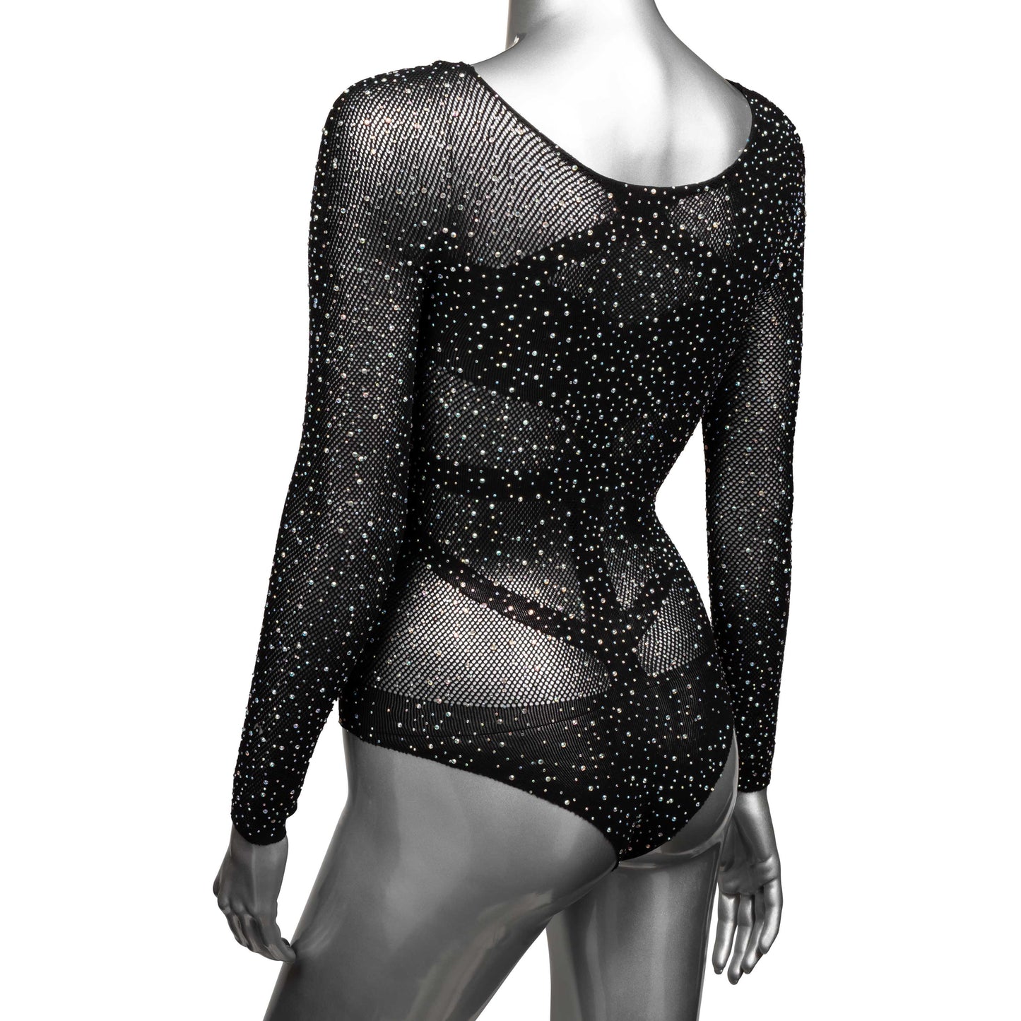 Radiance Long Sleeve Body Suit - One Size - Black SE3002153