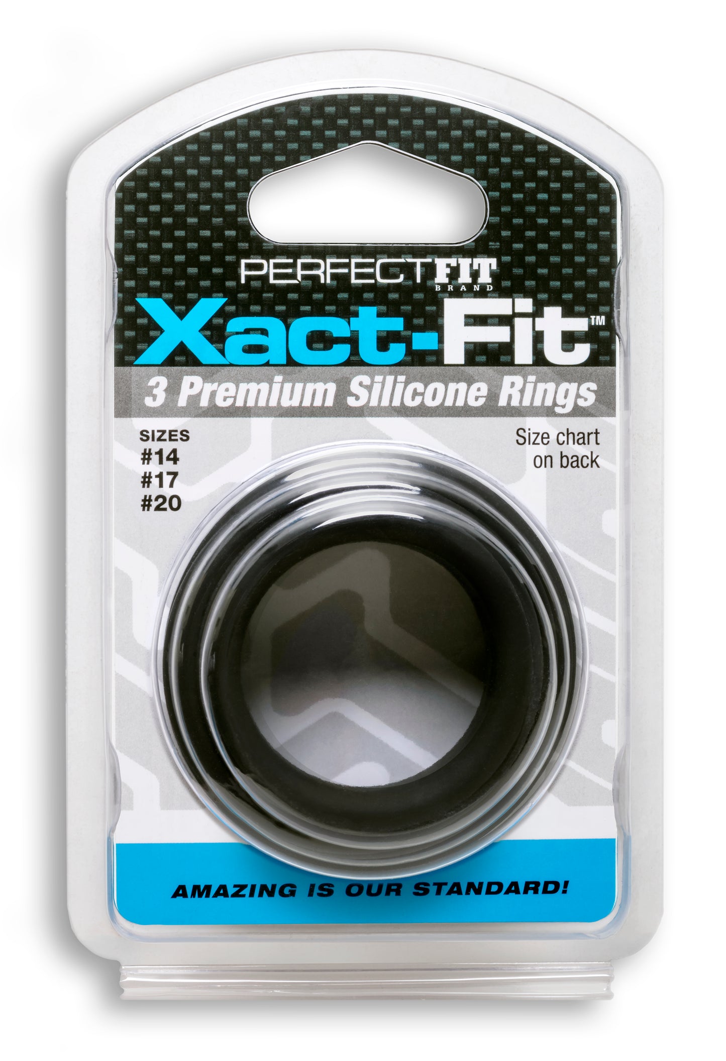Xact- Fit 3 Premium Silicone Rings - #14, #17, #20 PF-CR90B