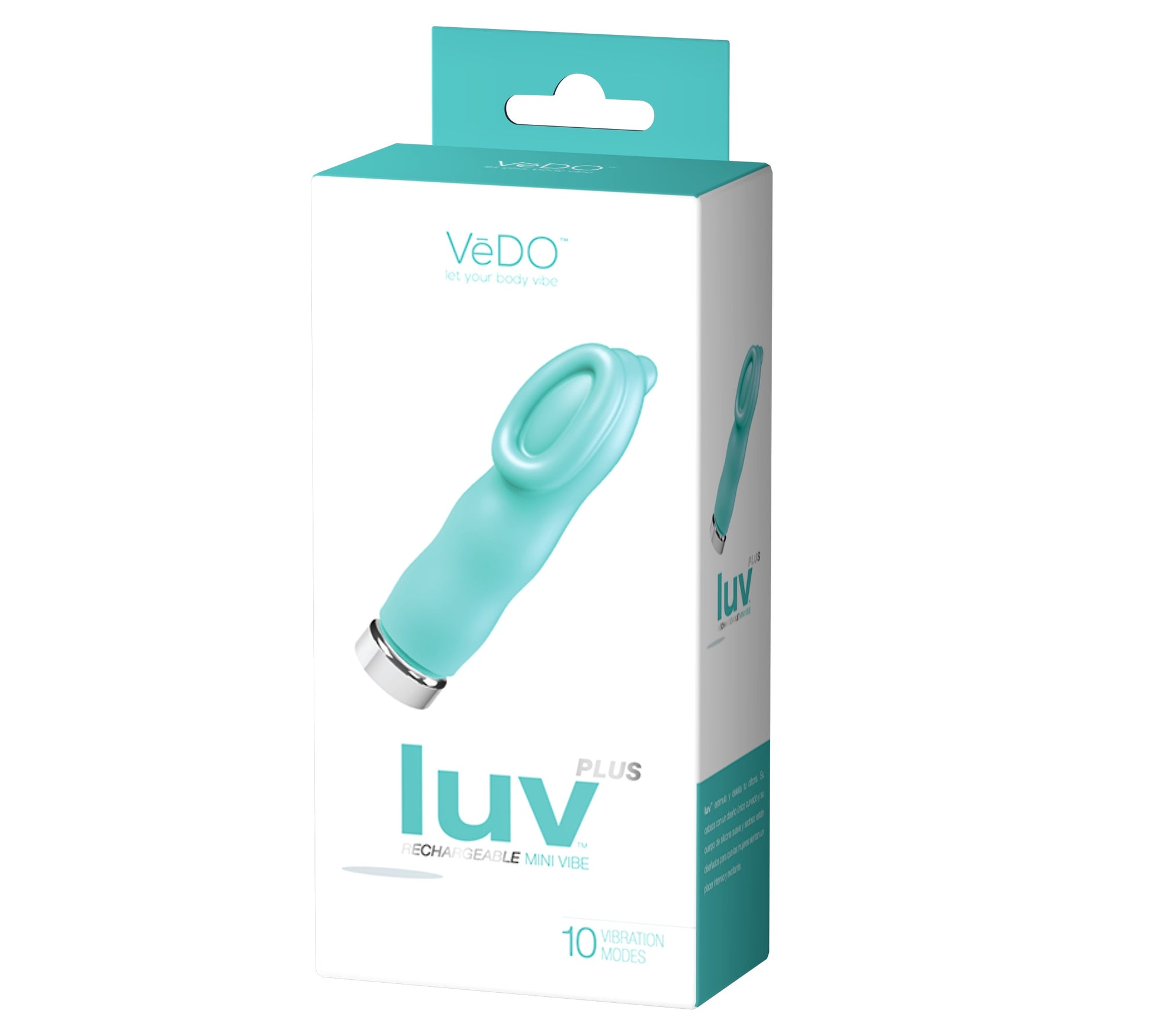 Luv Plus Rechargeable Mini Vibe - Tease Me Turquoise VI-M0701