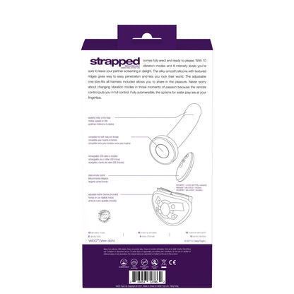 Strapped Rechargeable Strap on - Purple VI-S0713