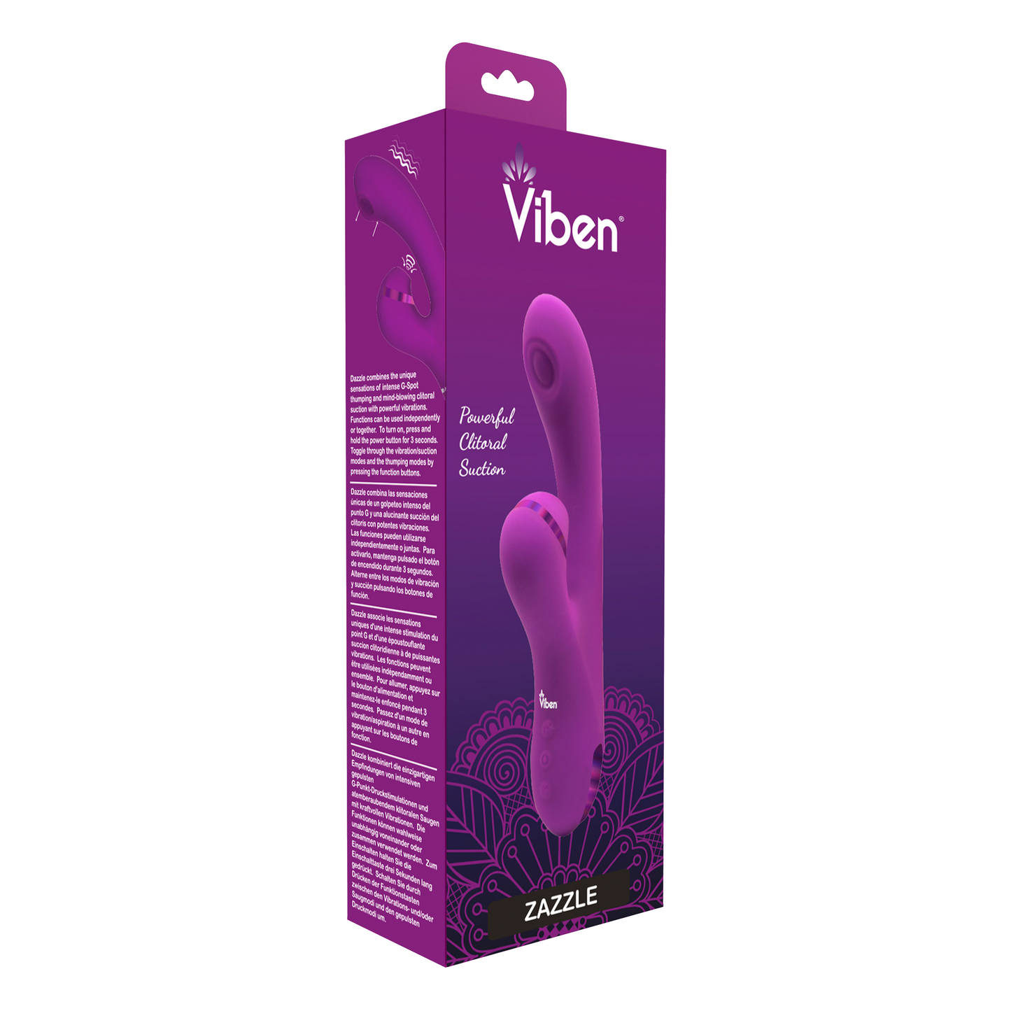 Zazzle - Berry - Rechargeable Thumping and Suction Rabbit VB-75006