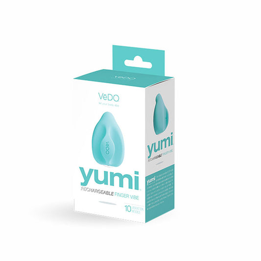 Yumi Rechargeable Finger Vibe - Tease Me Turquoise VI-F0501