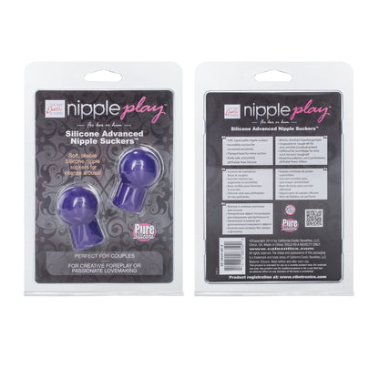 Nipple Play Silicone Advanced Nipple Suckers -  Purple SE2644602