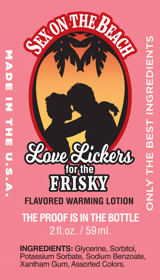 Love Lickers Massage Oil - Sex on the Beach - 1.76 Fl. Oz.