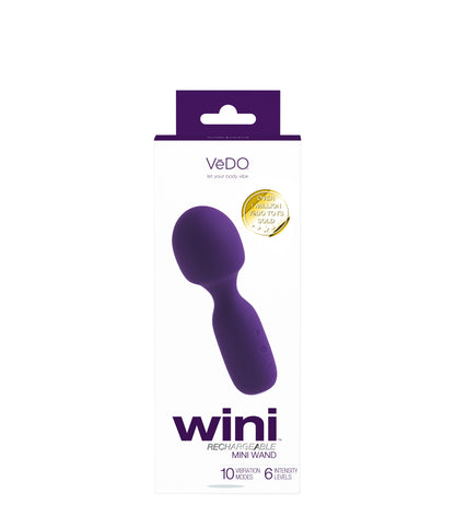 Wini Rechargeable Mini Wand - Purple VI-W0213