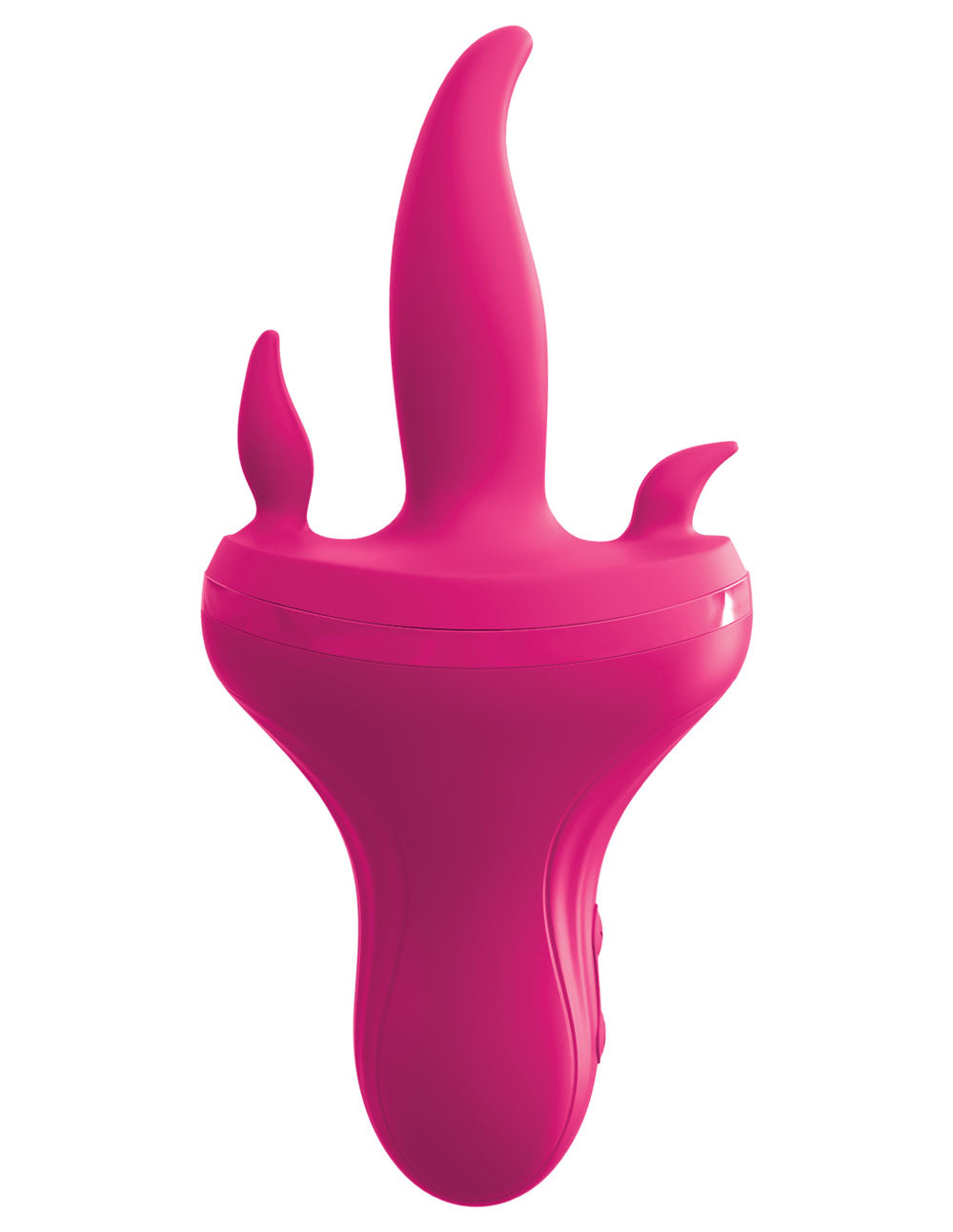 Threesome Holey Trinity Triple Tongue Vibrator - Pink PD4959-12