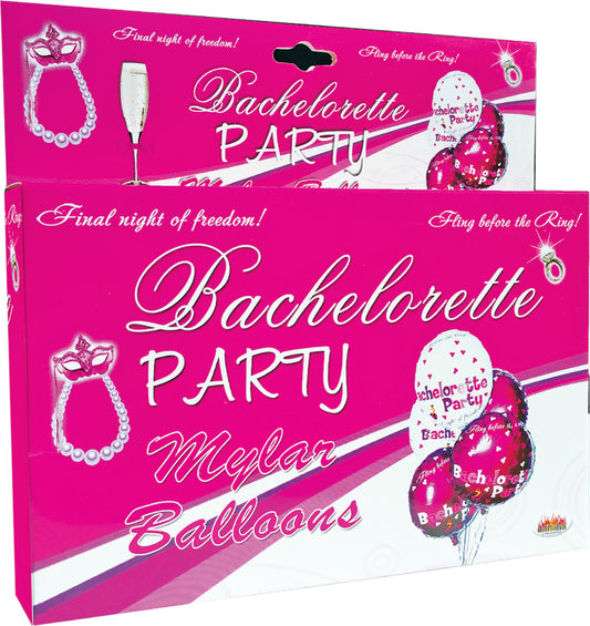 Bachelorette Party Foil Balloons 9 Pack Assorted Colors HTP2512
