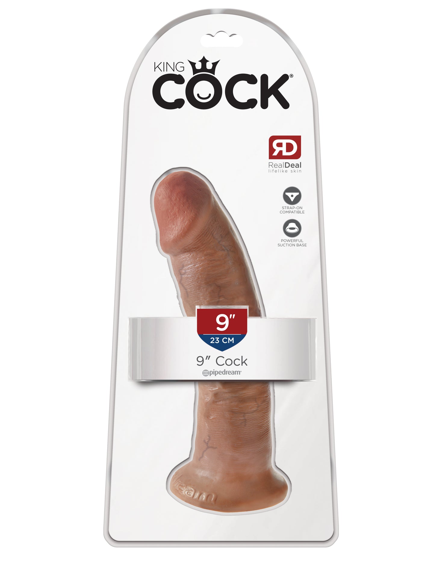 King Cock 9 Inch Cock - Tan PD5504-22