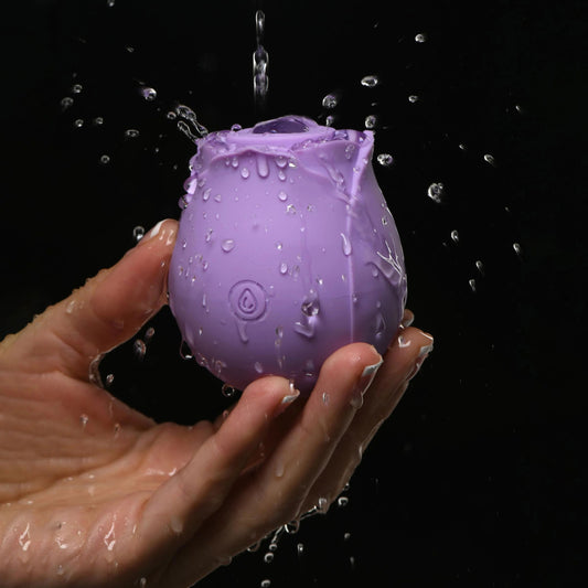 Bloomgasm Wild Rose 10x Suction Clit Stimulator - Purple INM-AG871