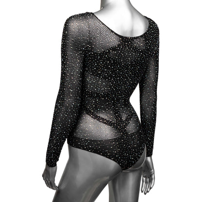 Radiance Long Sleeve Body Suit - Queen - Black SE3002163