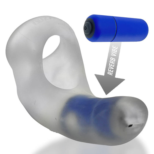 Buzzfuck Taint Vibe-Sling - Clear Ice HUJ-138-CLRICE