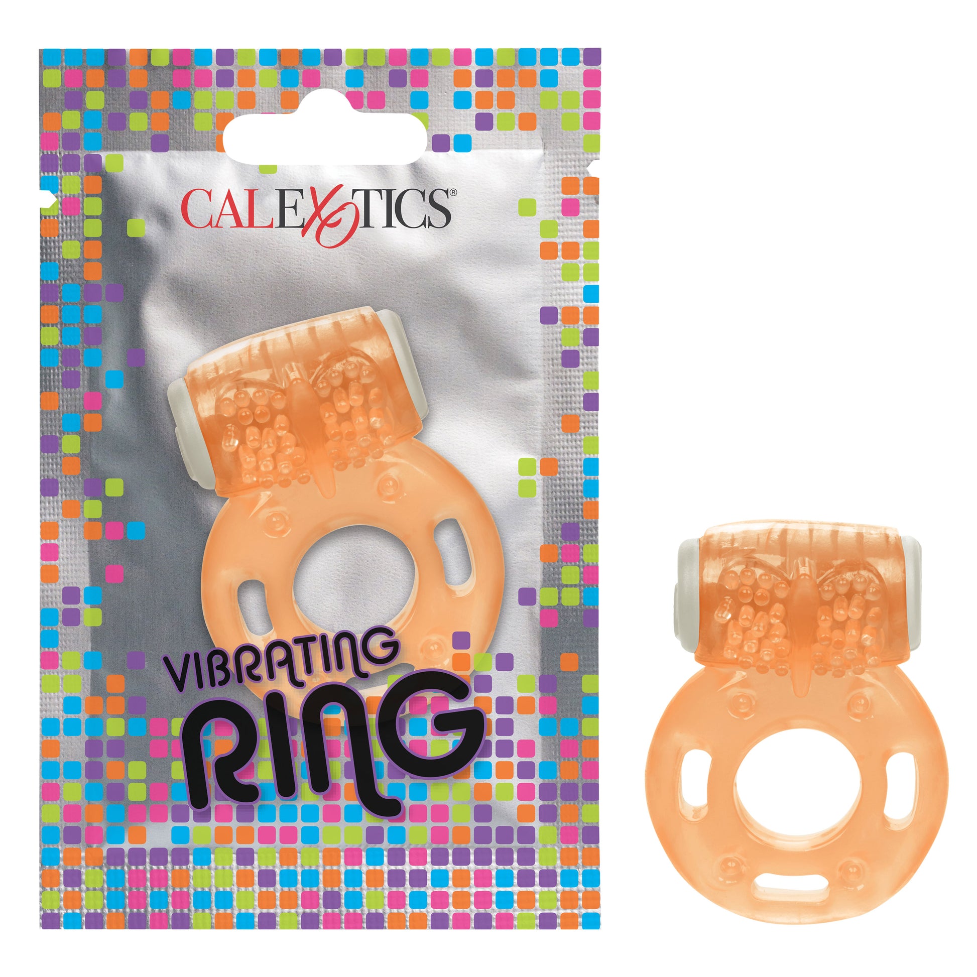 Foil Pack Vibrating Ring - Orange SE8000351