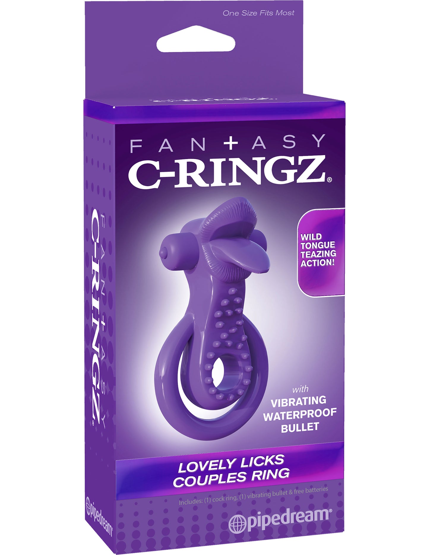 Fantasy C-Ringz Lovery Licks Couple Ring PD5822-12