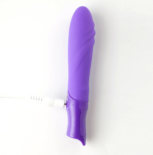Margo Silicone Textured Bullet Vibrator - Neon Purple MTR308-L2