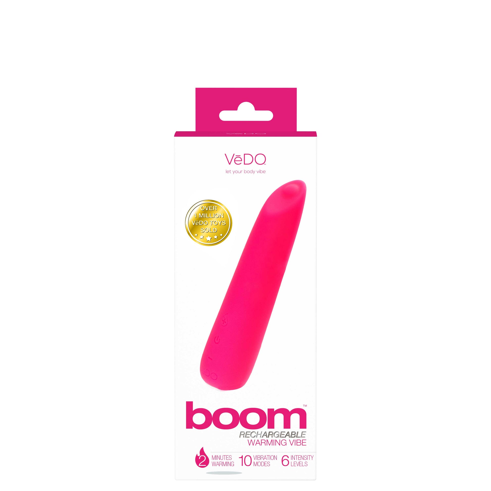 Boom Rechargeable Warming Vibe - Foxy Pink VI-F1509