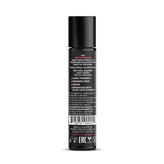 Aqua Watermelon Flavored Water Based Intimate Lubricant - 1 Fl. Oz.