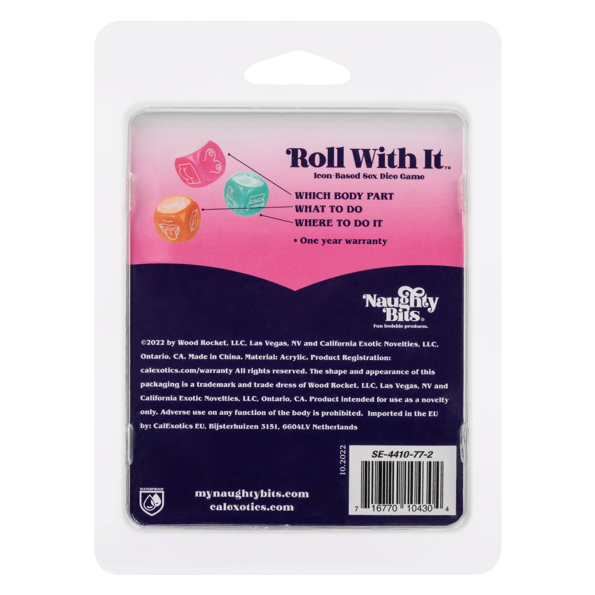 Naughty Bits Roll With It Icon - Based Sex Dice  Game SE4410772