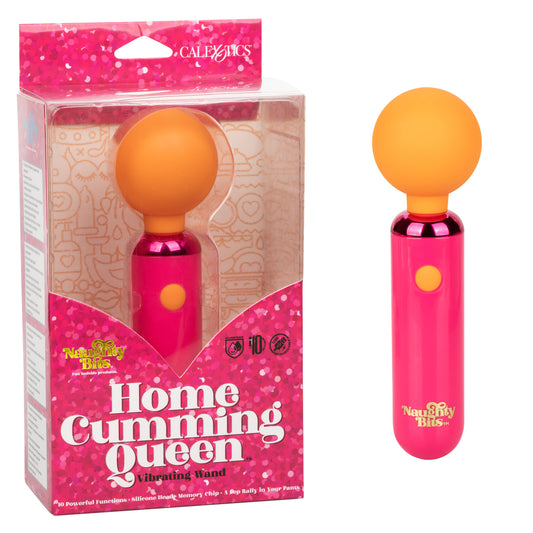 Naughty Bits Home Cumming Queen Vibrating Wand -  Orange/pink SE4410383
