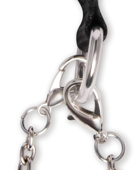 12 Pc Interchangeable Collar and Nipple Clips Set - Black EL-LF1812