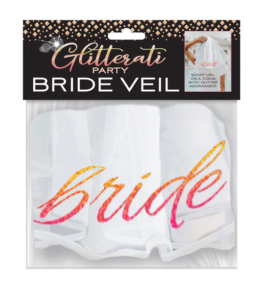 Glitterati Bride Veil - White LG-CP1088