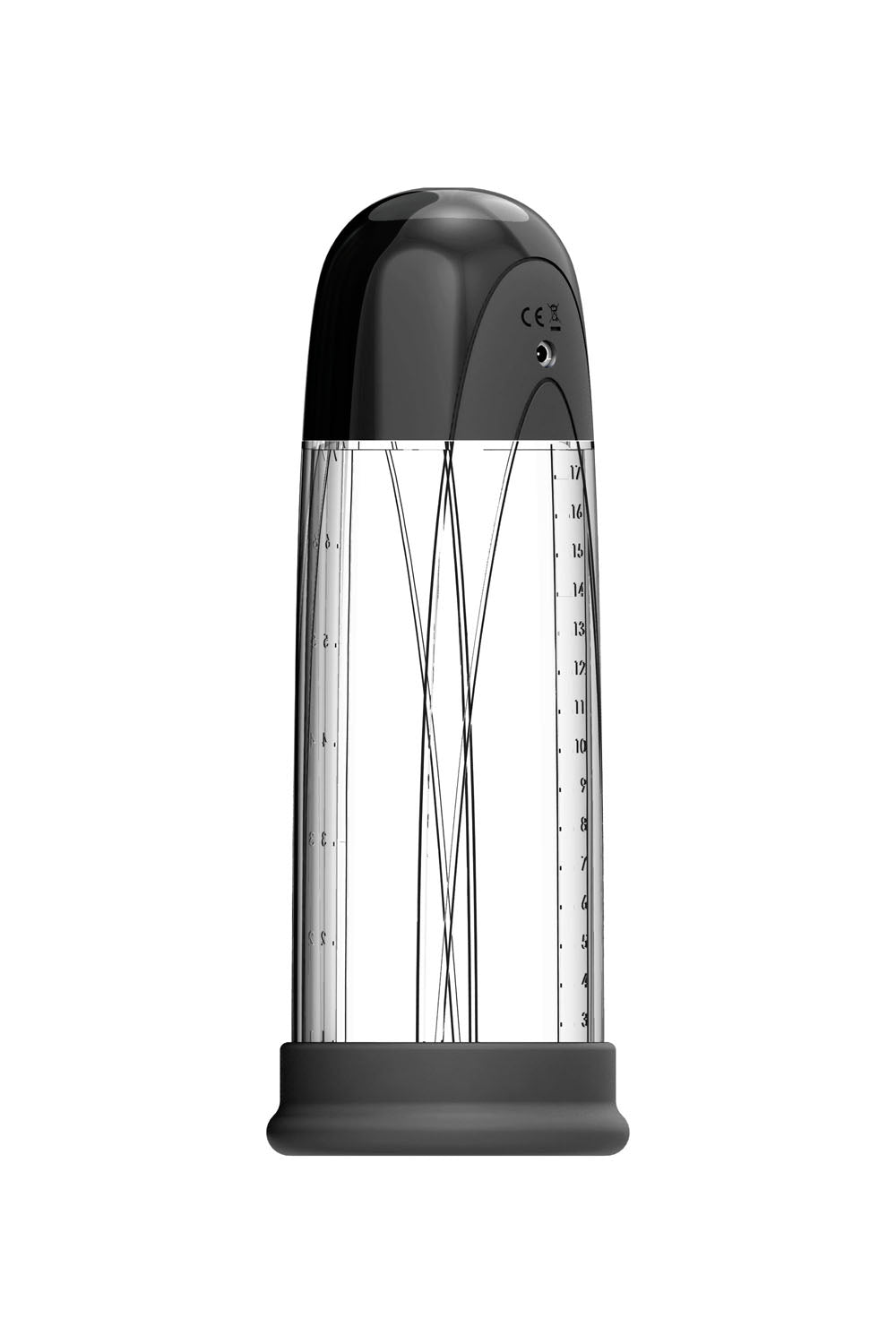 Pump Rechargeable Vacuum Penis - Just Black VI-S0408