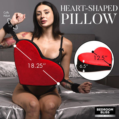 Bondage Love Pillow - Black/red BB-AH365