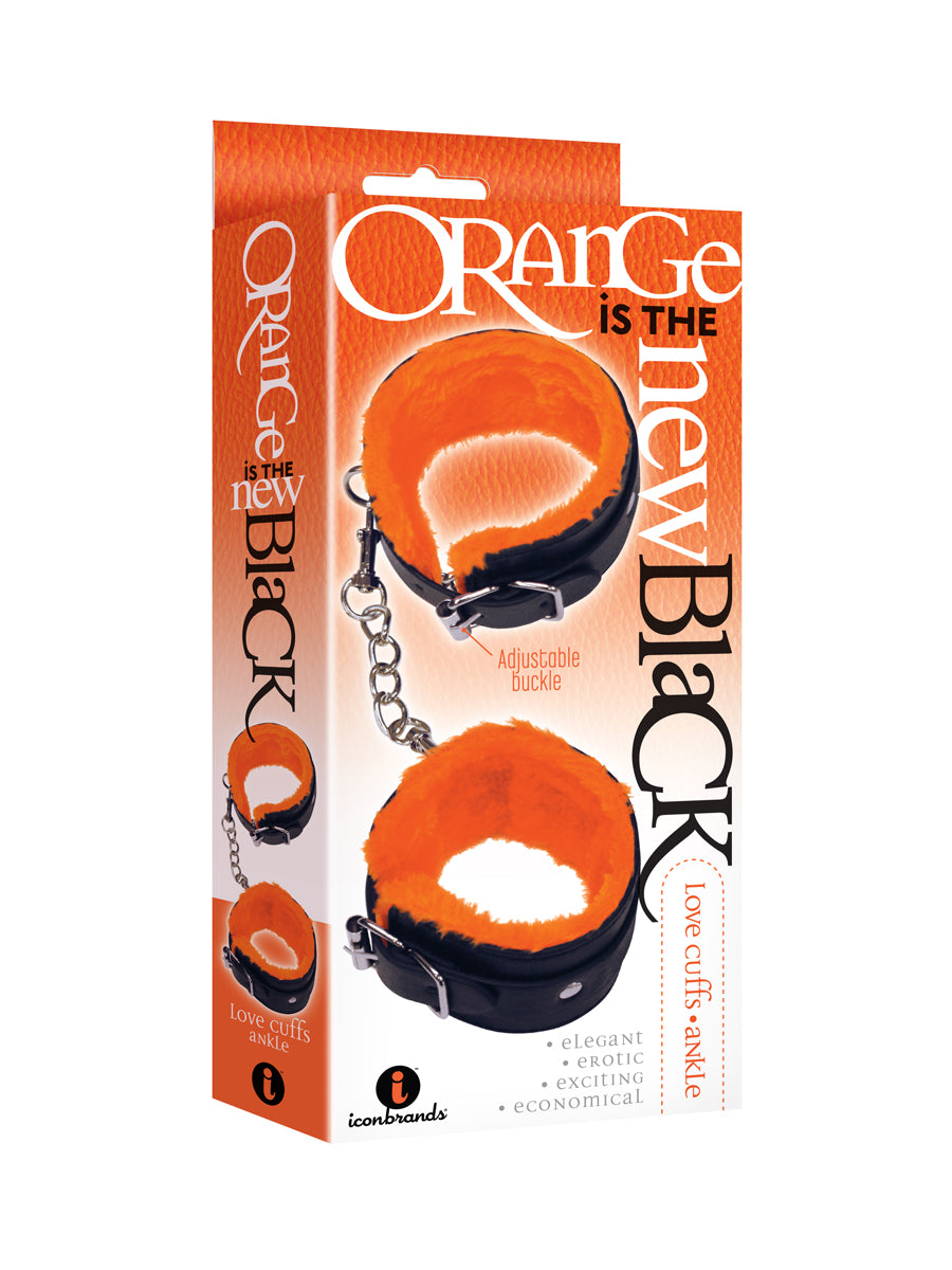 The 9's Orange Is the New Black Love Cuffs Ankle - Black ICB2321-2