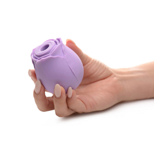 Bloomgasm Wild Rose 10x Suction Clit Stimulator - Purple