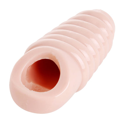 Really Ample Ribbed Penis Enhancer Sheath SM-AE560