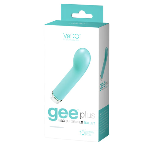 Gee Plus Rechargeable Mini Vibe - Tease Me Turquoise VI-M0601