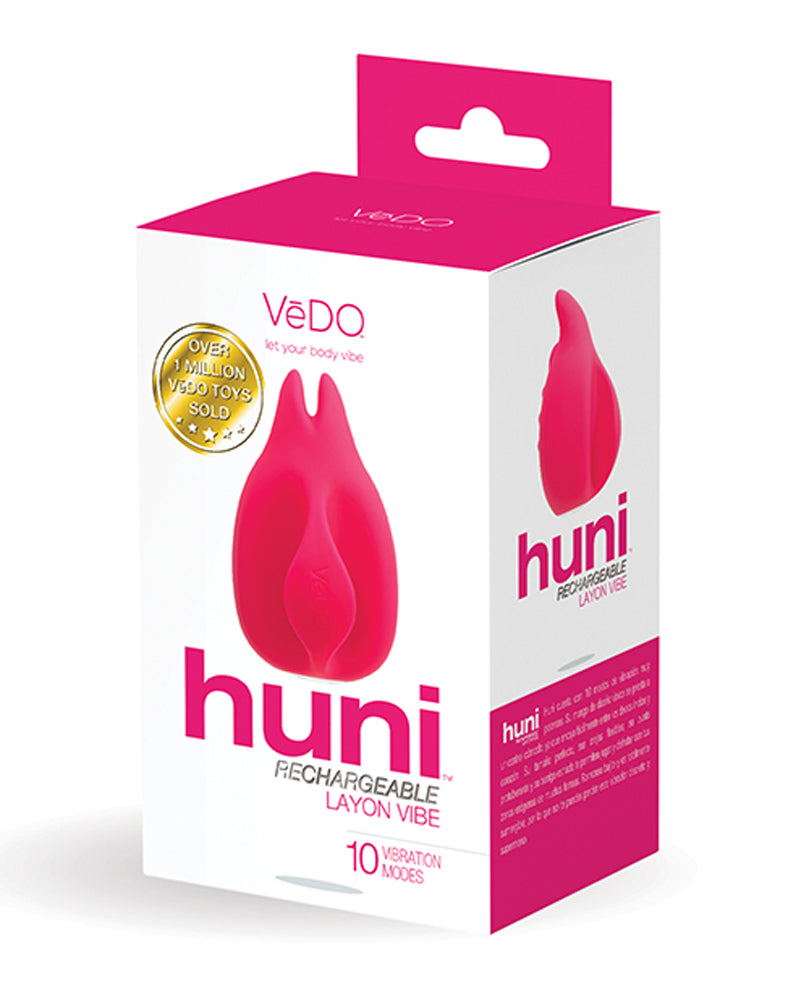 Huni Rechargeable Finger Vibe - Foxy Pink VI-F1209