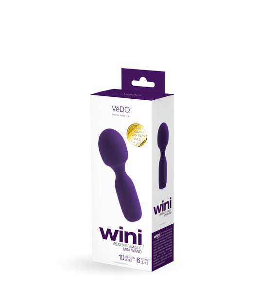 Wini Rechargeable Mini Wand - Purple VI-W0213