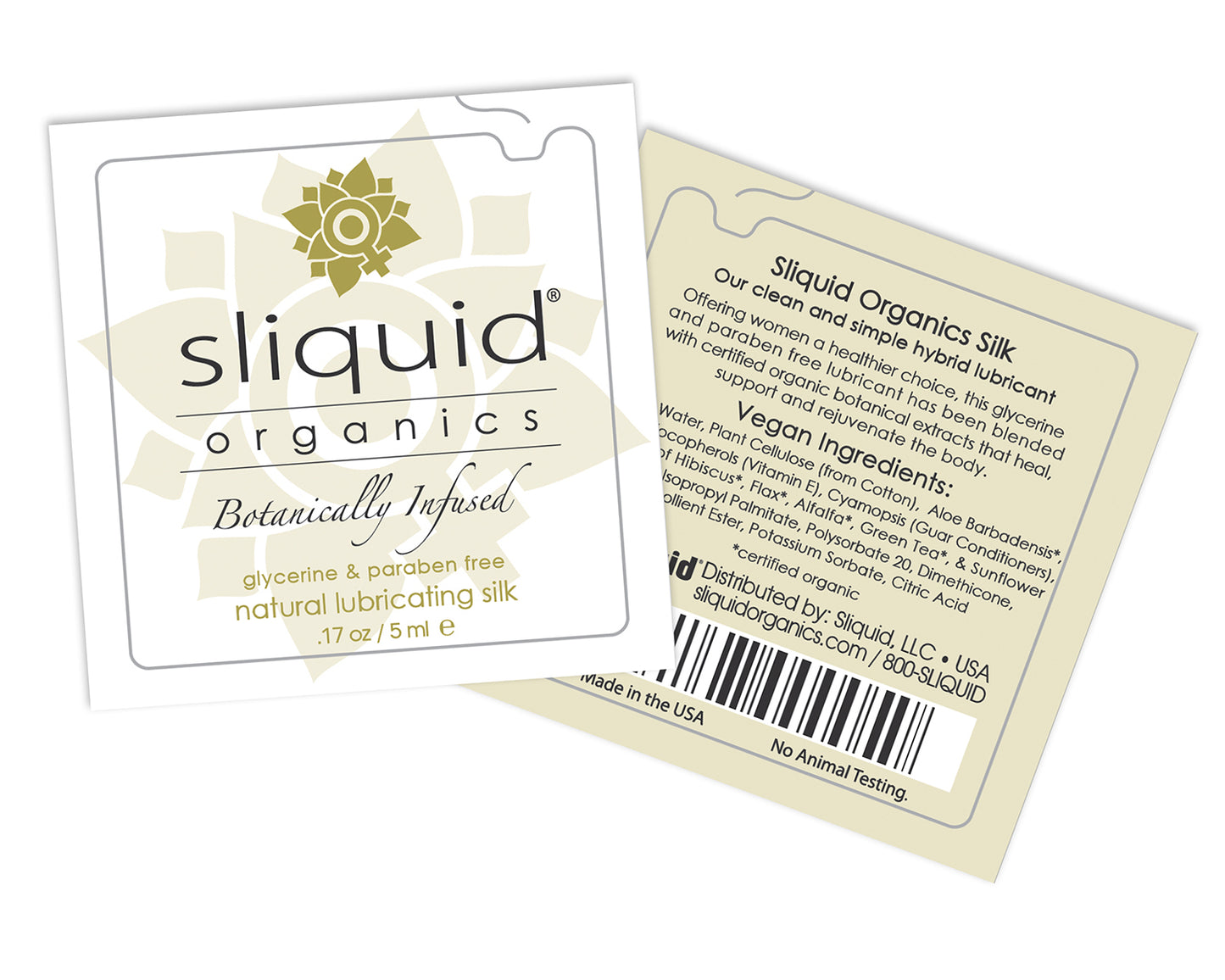 Organics Silk P.O.P. - .17 Fl. Oz. - 60 Count Display SLIQPOP074