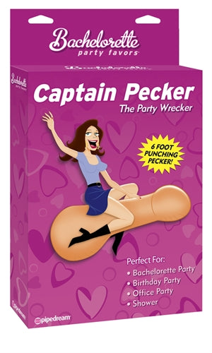 Bachelorette Party Favors - Captain Pecker the Inflatable Party Pecker PD8601-00