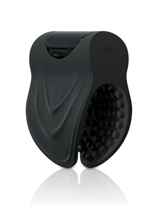 Vibrating Silicone Edger Trainer - Black SR1065