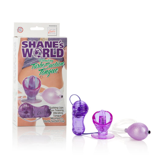 Shane's World Vibrating Turbo Suction Tongue - Purple SE0602143