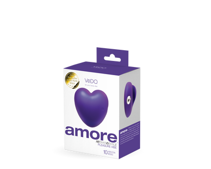 Amore Rechargeable Pleasure Vibe - Purple VI-H0118