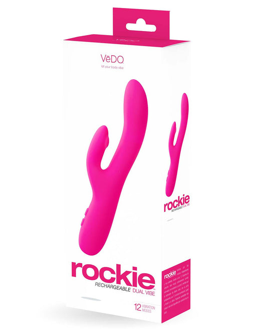 Rockie Dual Rechargeable Vibe - Foxy Pink VI-P1309
