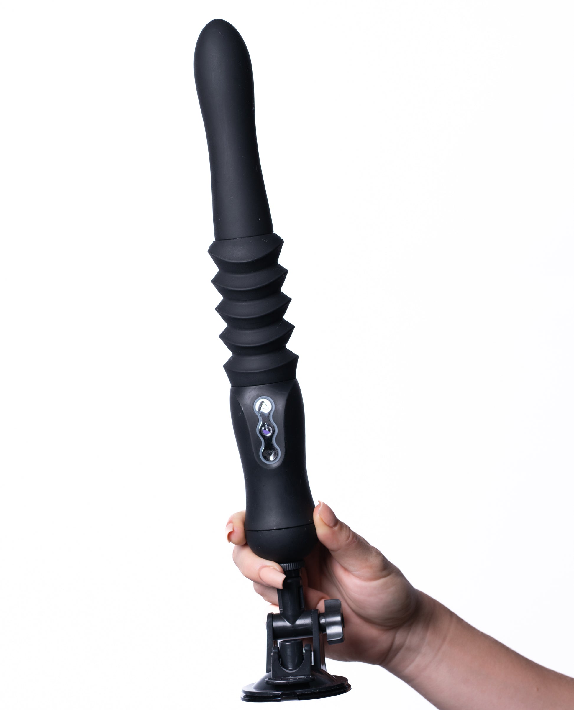 Max Silicone Thrusting Portable Love Machine -  Black MTLM15102-BLK