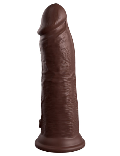 King Cock Elite 8 Inch Dual Density Silicone Cock  - Brown PD5772-29