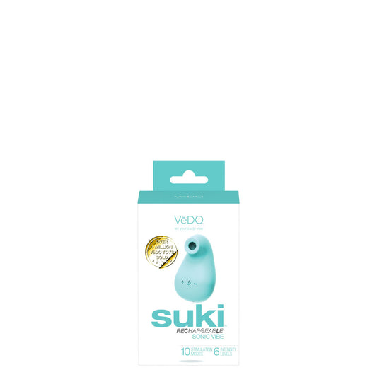 Suki Rechargeable Sonic Vibe - Tease Me Turquoise VI-F0701