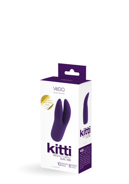 Kitti Rechargeable Dual Vibe - Deep Purple VI-F0913