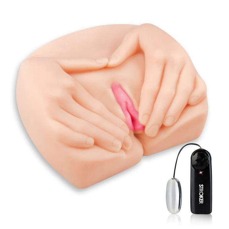 "Vibrating Spread Open Pussy and Ass EL-HT-P25"